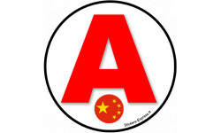 Autocollant (sticker): A Chinois