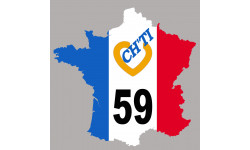 sticker autocollant France ch'ti 59