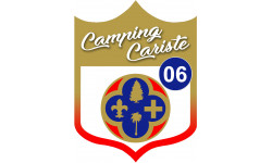 Camping car Hautes-Maritimes 06 - 15x11.2cm - Autocollant(sticker)