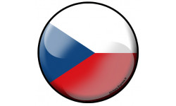 Autocollant (sticker): drapeau Tchéquie