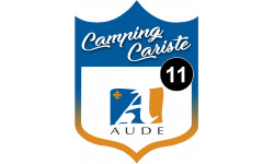 Camping car Aude 11 - 10x7.5cm - Autocollant(sticker)