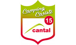 Camping car Cantal 15 - 10x7.5cm - Autocollant(sticker)