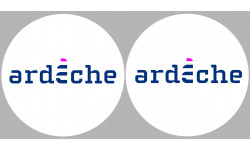 Département l'Ardèche 07  - 2x10cm - Autocollant(sticker)