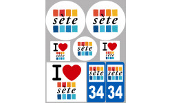 ville de Sète (kit) - Autocollant(sticker)
