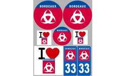 Bordeaux (8 autocollants variés) - Autocollant(sticker)