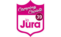 blason camping cariste Jura 39 - 20x15cm - Autocollant(sticker)