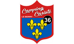 Camping cariste bu Berry 36 Indre - 20x15cm - Autocollant(sticker)