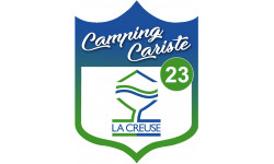 Camping car Creuse 23 - 15x11.2cm - Autocollant(sticker)