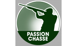 passion de la chasse - 15cm - Autocollant(sticker)