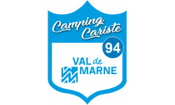 blason camping cariste Val de Marne 94 - 20x15cm - Autocollant(sticker)