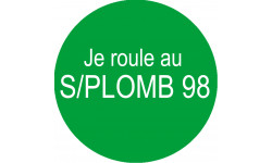 SANS PLOMB 98 - 5cm - Autocollant(sticker)