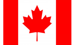 Drapeau Canada - 15 x 10 cm - Autocollant(sticker)