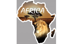 Africa Lion - 10x9cm - Autocollant(sticker)