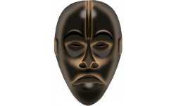 masque africain - 20x13cm - Autocollant(sticker)
