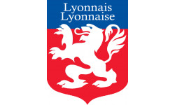 Sticker / autocollants : Lyonnais Lyonnaise - 20x15,5cm