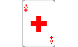  la carte de la Suisse - 5,x3,5cm - Autocollant(sticker)