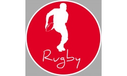 rugby - 15cm - Autocollant(sticker)