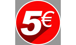 Autocollant (sticker): 5 €