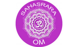 chakra OM SAHASRARA - 5cm - Autocollant(sticker)