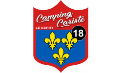 Camping cariste bu Berry 18 le Cher - 20x15cm - Autocollant(sticker)
