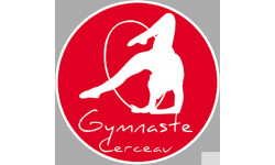 Gymnastique Cerceau - 10cm - Autocollant(sticker)