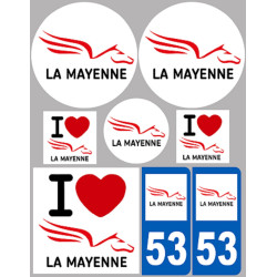 Département 53 la Mayenne...