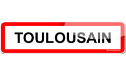 Autocollant (sticker): Toulousain et Toulousaine