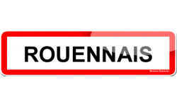 Autocollant (sticker): Rouennais et Rouennaise