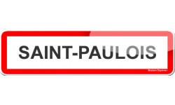 Autocollant (sticker): Saint-paulois et Saint-pauloise