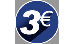Autocollant (sticker): 3 €