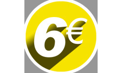 Autocollant (sticker): 6 euros