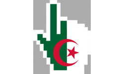 Autocollant (sticker): curseur main Algerienne
